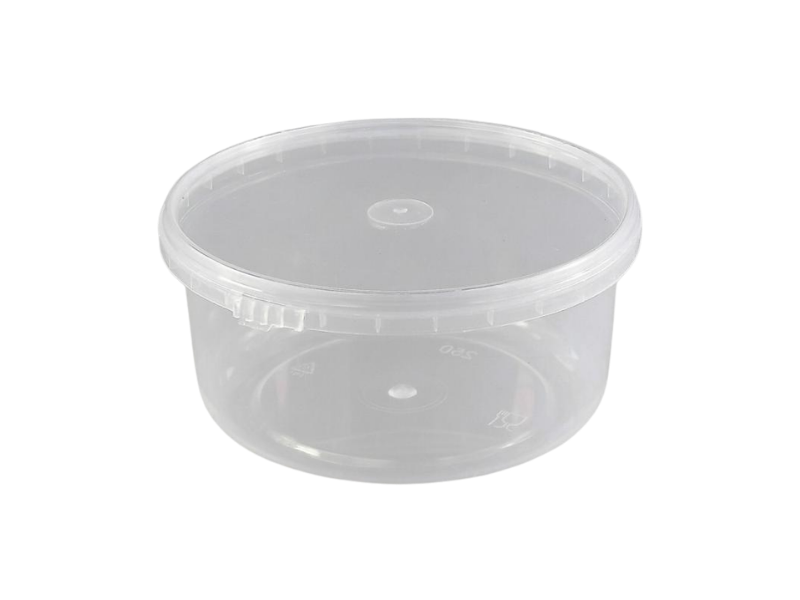 Pote com Tampa com Lacre 250ml - Cx com 800 Unidades
