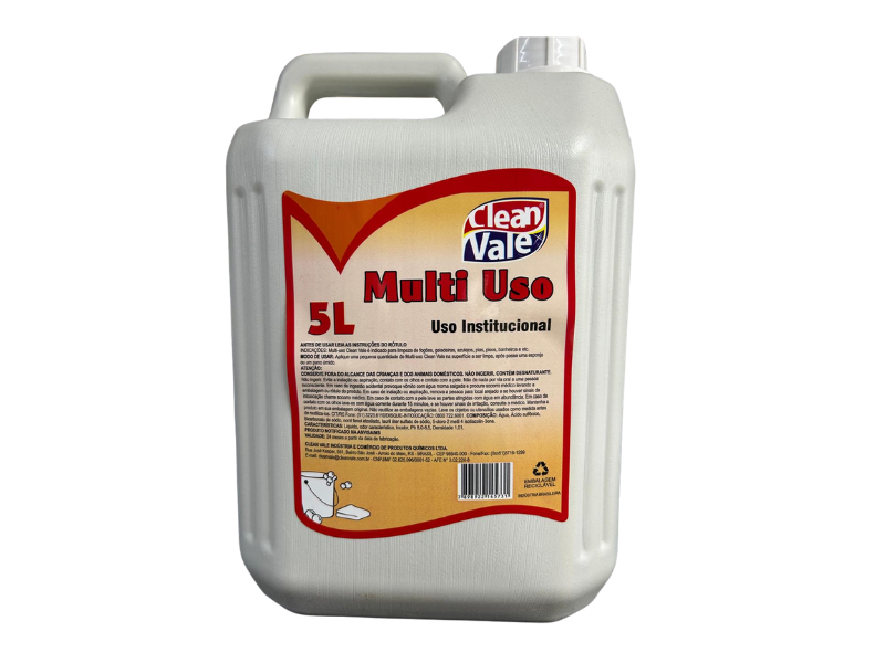 Limpador Multiuso Clean Vale - Bombona com 5 Litros