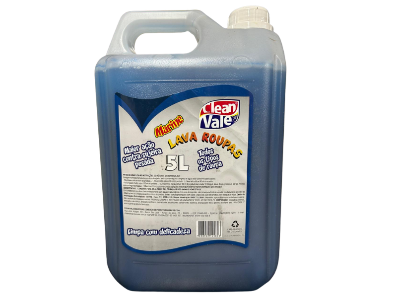 Lava Roupas Marine Clean Vale - Bombona C/5 Litros