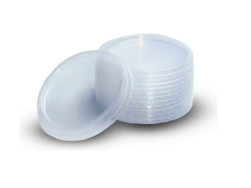 TP250 - Tampa Transparente Pote 200/250ml - Cx C/  1000 Unidades