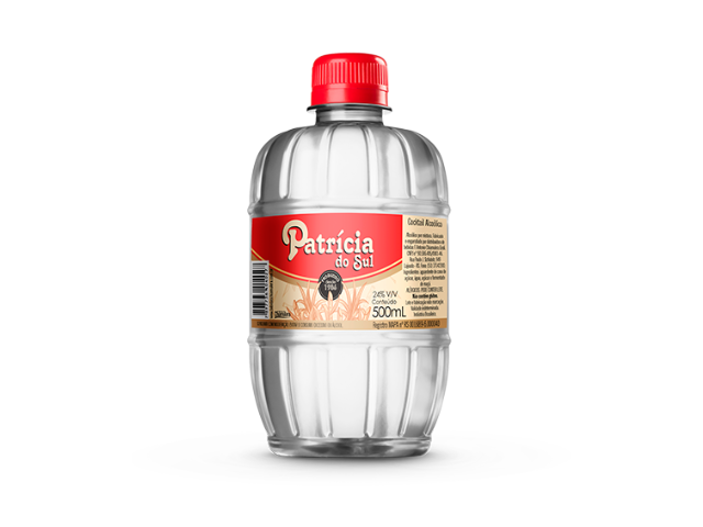 Patrícia Do Sul Cock Alcoólico  Caldo Cana Barr. 500ml   – 12 Unidade