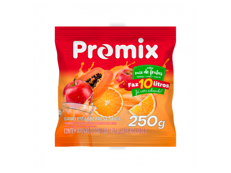 Refresco Po Promix Mix De Frutas (10) - Pct C/250g