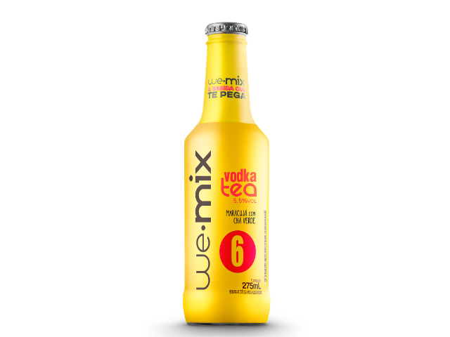 Wemix 6 B.A.M. Maracujá Chá Verde 275ml - Fd 6 Unidade