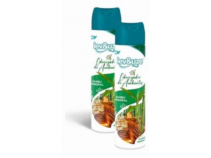 Odorizador Aerossol 400ml/180g Bambu Arboral Levuze (6) - Unidade