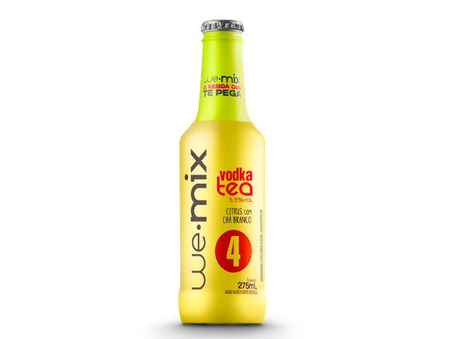 Wemix 4 B.A.M. Citrus Chá Branco 275ml - Fd. 6 Unidades