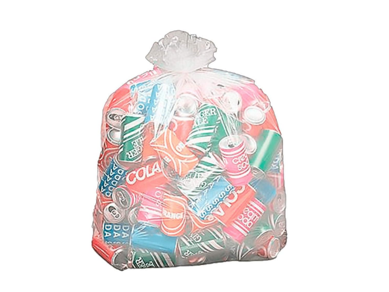Saco De Lixo 100L Transparente  Reforçado - FD C/100 Unidade