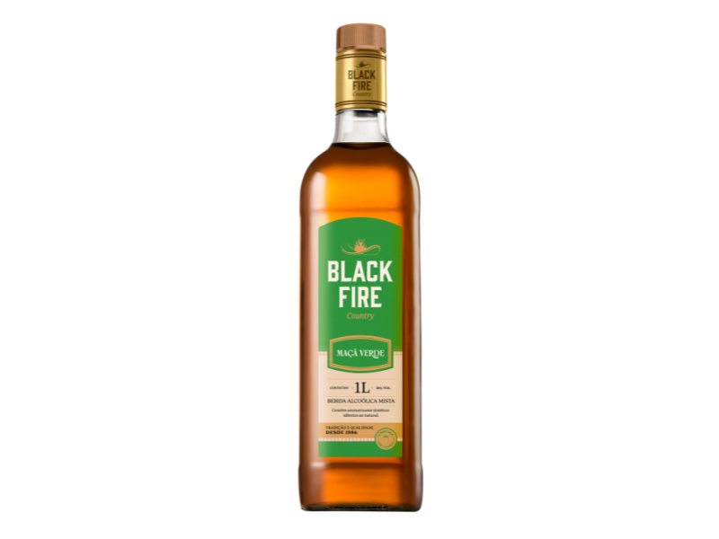Black Fire Country Maca Verde Beb. Alcoólico Mista -  6 Unidade