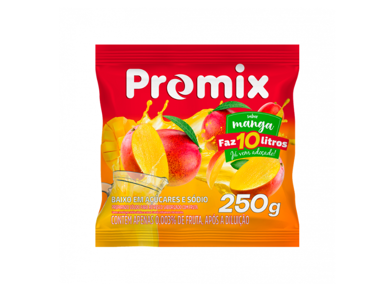 Refresco Po Promix Manga (10) - Pct C/250g