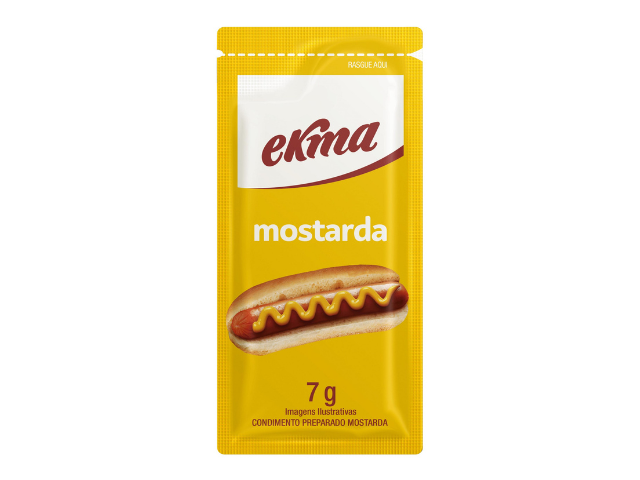 Sache Mostarda Ekma 7gr - Cx C/140 Unidade