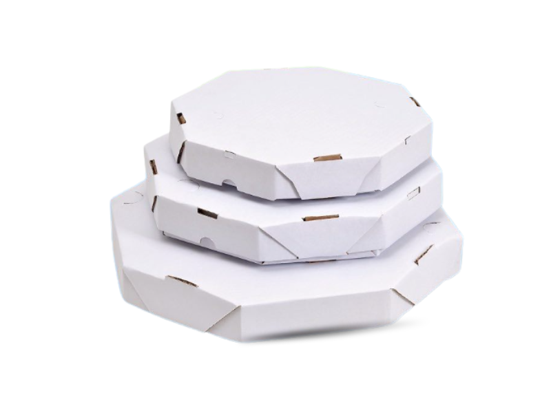 Caixa Papel Pizza Oitavada 40cm - Fardo com 50 Unidades